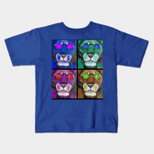 Steampunk lion Kids T-Shirt